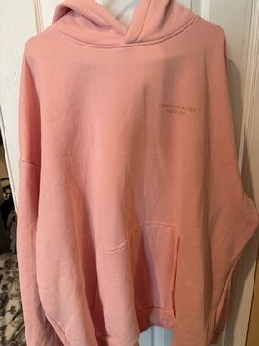 Pastel Pink Hoodie Sweatshirt